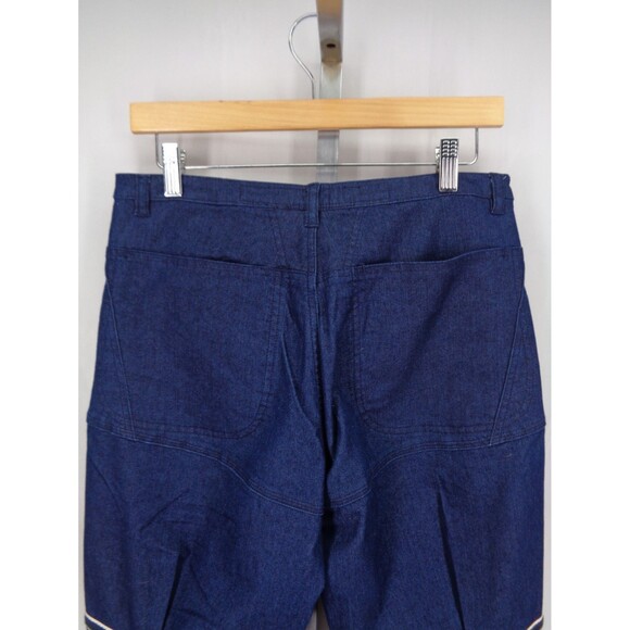 Marithe Francois Girbaud Vintage Jean Sz 6 Embroidered Wide Leg Y2K 90's Hip Hop - Picture 7 of 16